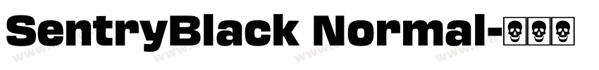 SentryBlack Normal字体转换
